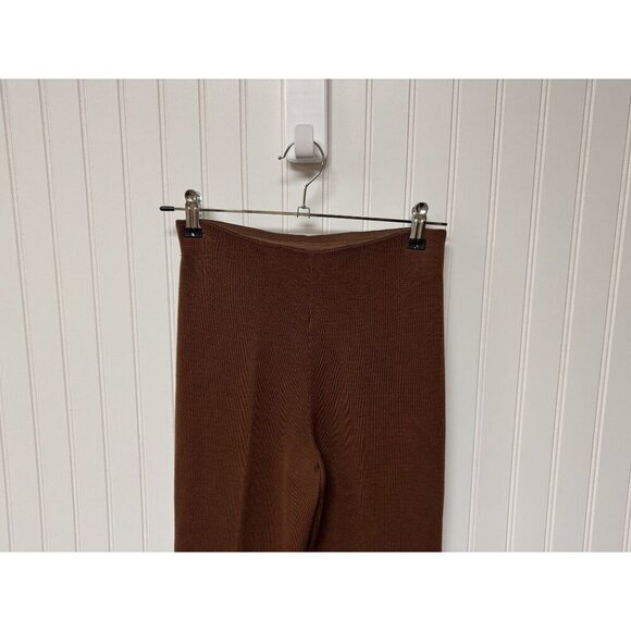 COS Brown Wool Blend Wide Leg Pant Women Size XS - Picture 2 of 7